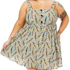SOURPUSS DAGGERS GAUZY DRESS L